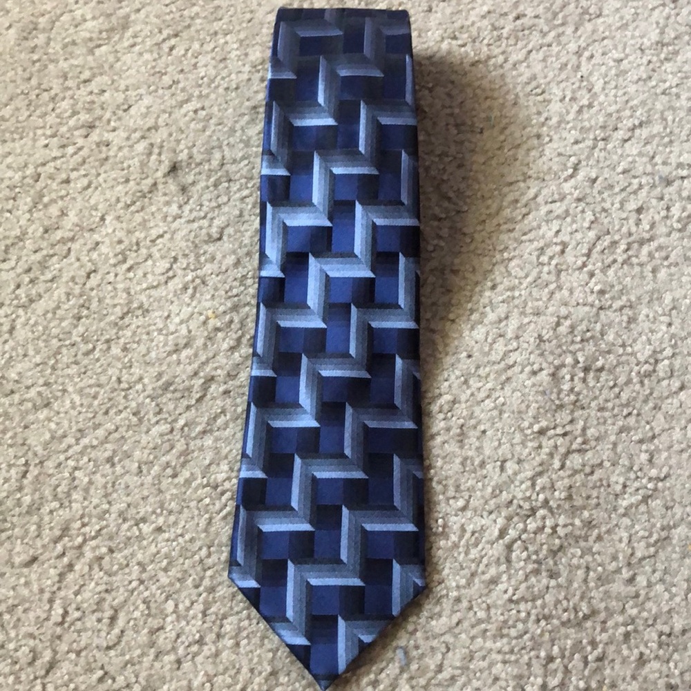 Van Heusen Black and Blue Tie